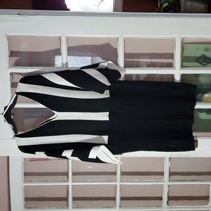 Plus-sized sweater dress